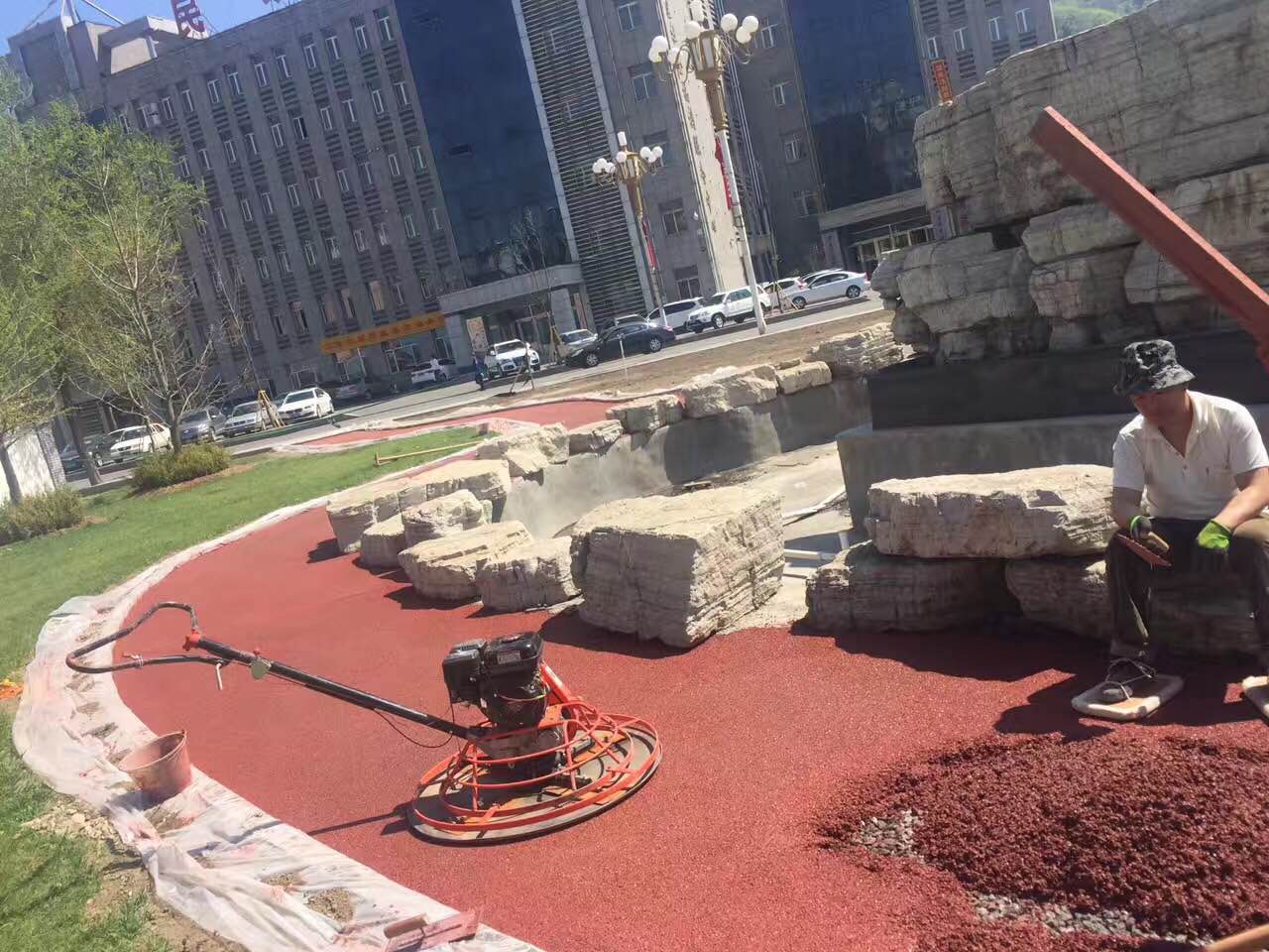 通化財政局透水混凝土